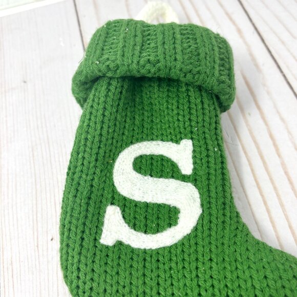 Target Wondershop Green Mini Stockings Monogram Letter D M S S - Picture 5 of 12